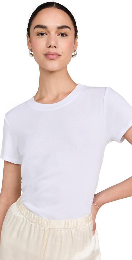 Enza Costa Supima Cotton Perfect Tee White Cover