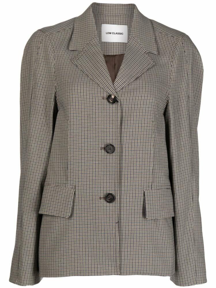 Low Classic oversized check blazer - Multicolour Cover