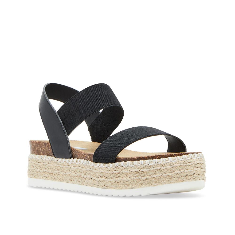 Steve Madden Jaklin Espadrille Sandal | Women's | Black Cover