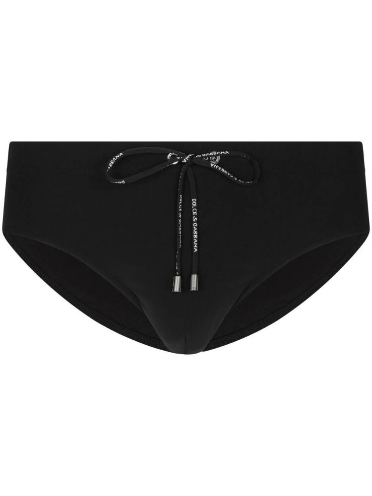 Dolce & Gabbana drawstring swim trunks - Black Cover