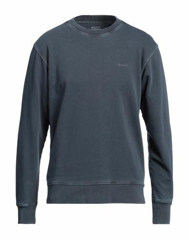 Gant Man Sweatshirt Navy blue Cotton Cover