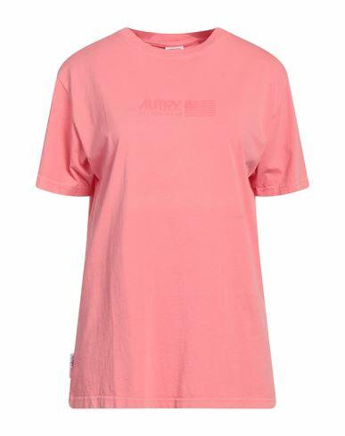 Autry Woman T-shirt Pink Cotton Cover