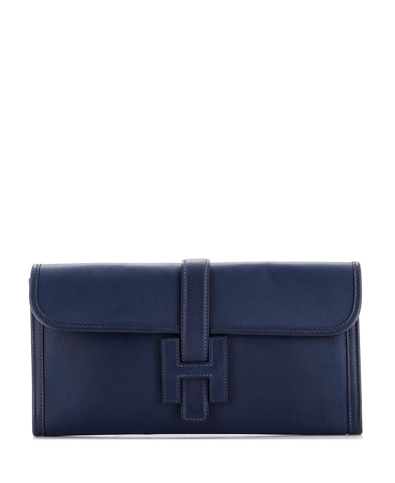 Pre-Owned Hermes 29 Jige Elan Clutch Swift Cover