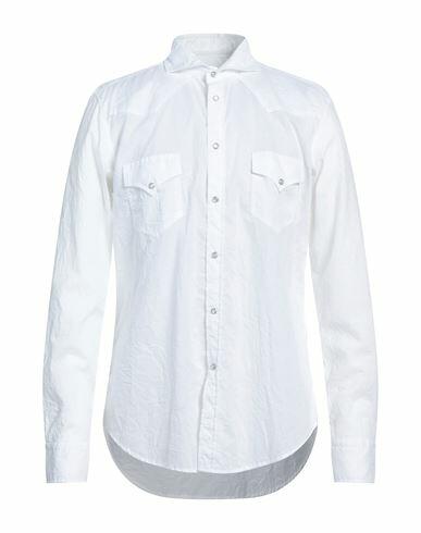 Brian Dales Man Shirt White Size 16 ½ Cotton Cover