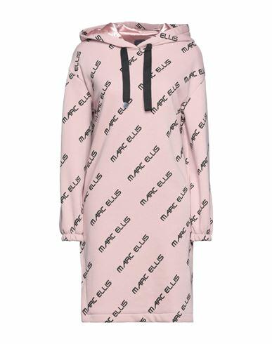 Marc Ellis Woman Mini dress Pastel pink Cotton, Polyester Cover