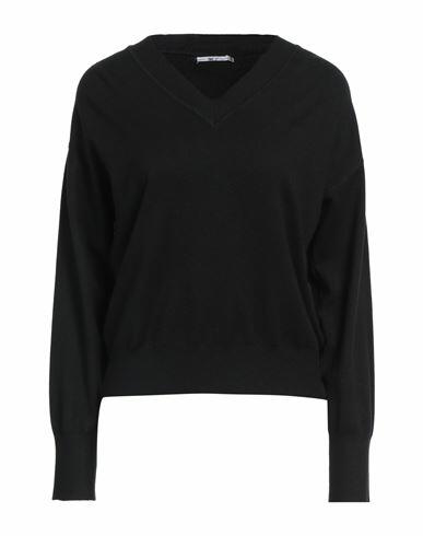 Take-two Woman Sweater Black Viscose, Polyester, Nylon Cover