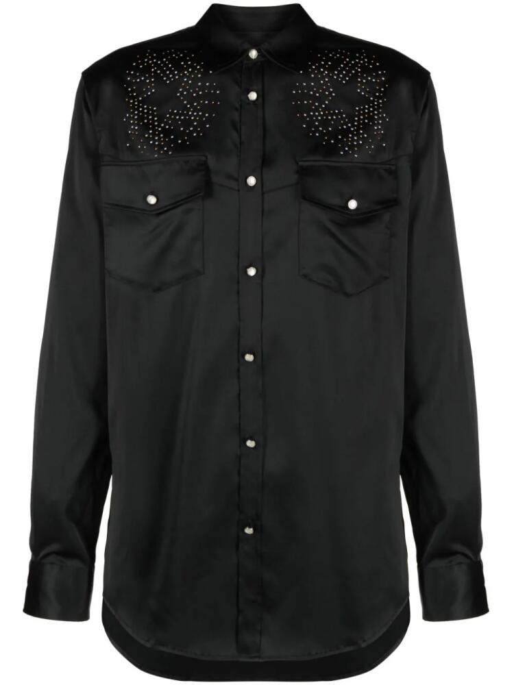 DSQUARED2 micro-stud embellished shirt - Black Cover