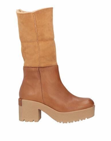 Patrizia Bonfanti Woman Boot Camel Soft Leather Cover