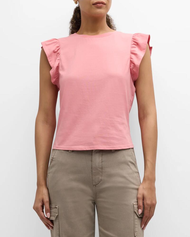 PAIGE Erissa Flutter-Sleeve Tee Cover