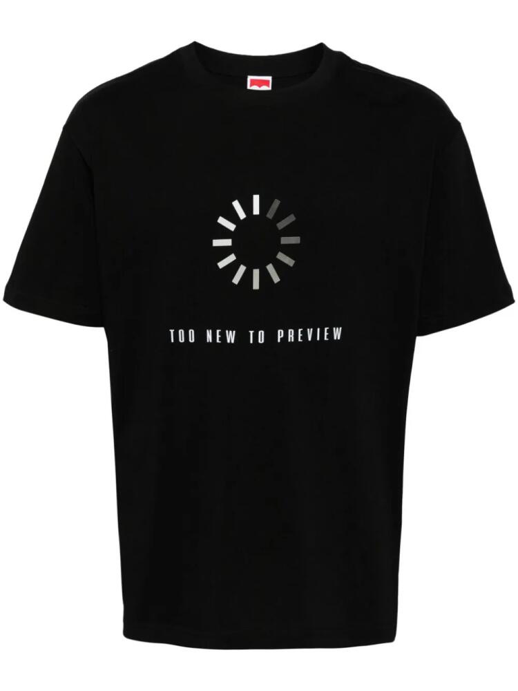 Ground Zero loading-print cotton T-shirt - Black Cover