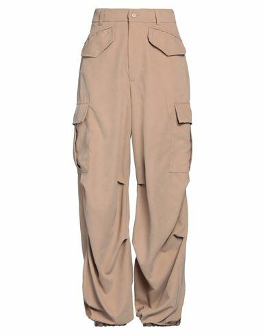 Haveone Woman Pants Sand Polyester, Rayon, Elastane Cover