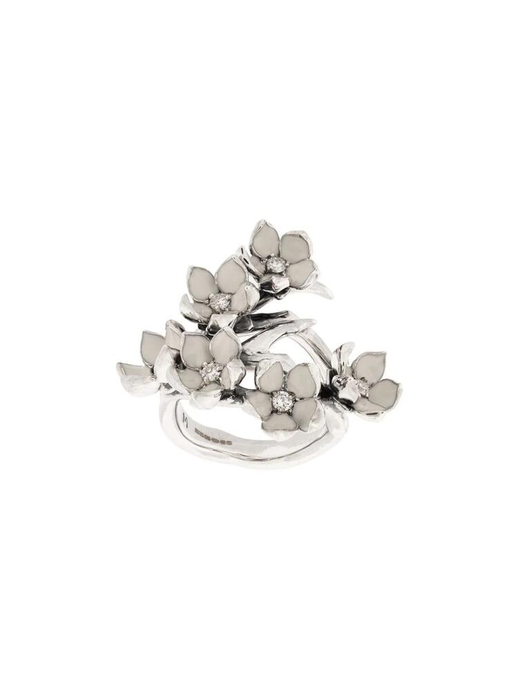 Shaun Leane Cherry Blossom diamond ring - Silver Cover