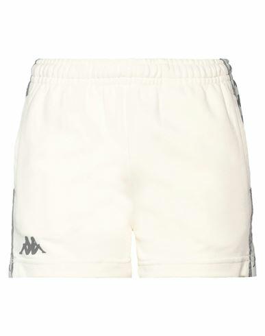 Kappa Woman Shorts & Bermuda Shorts Ivory Cotton, Polyester Cover