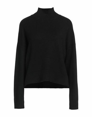 Take-two Woman Turtleneck Black Viscose, Polyester, Nylon Cover