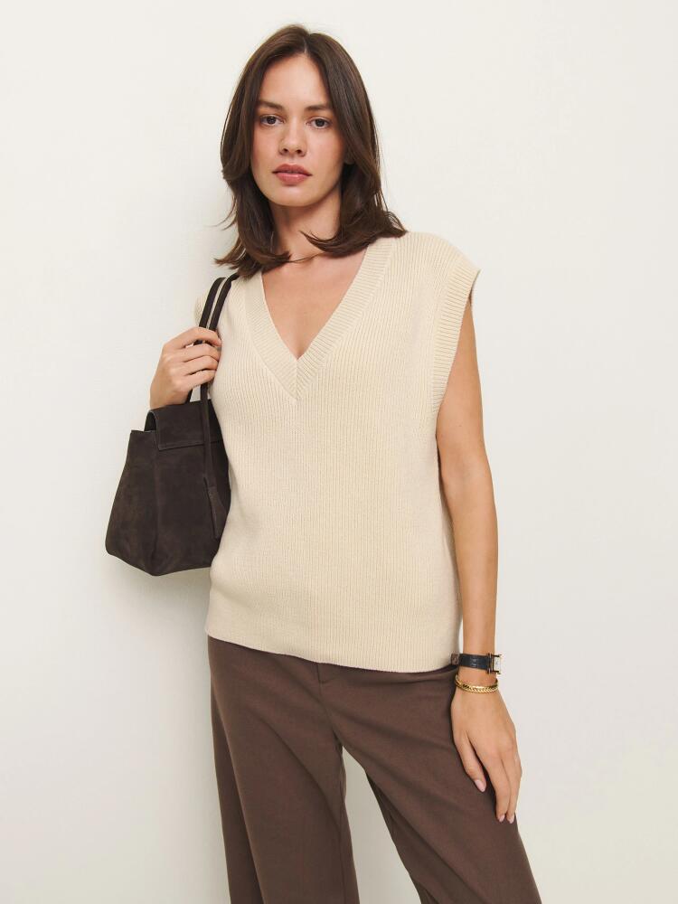 Reformation Janey Cotton Sweater Vest Cover