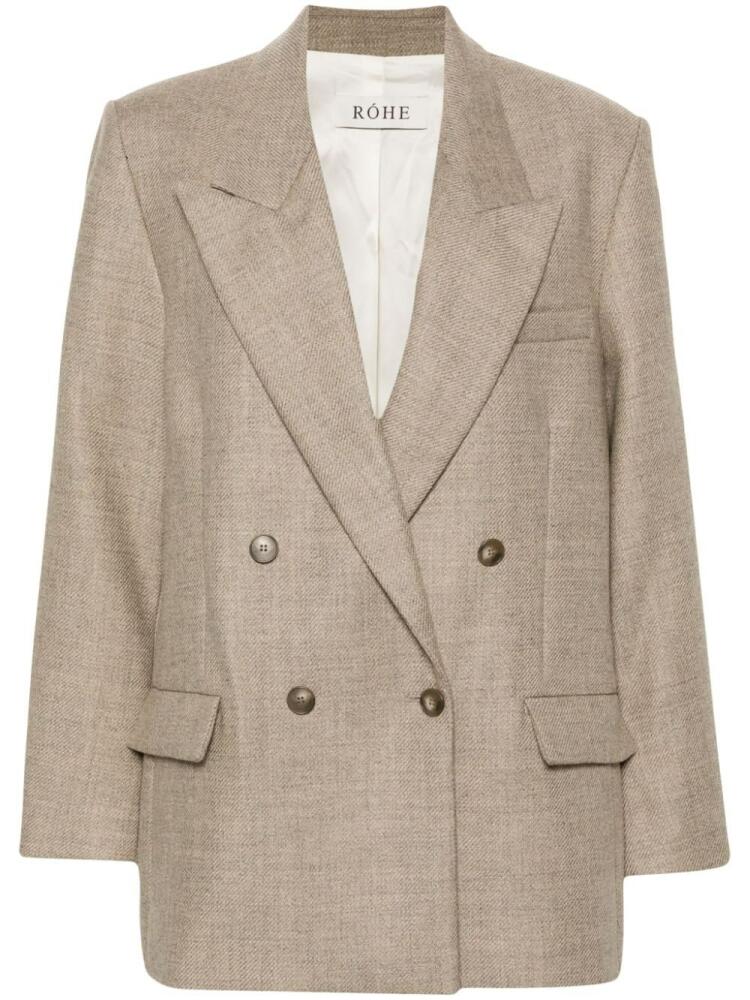 Róhe wool blazer - Neutrals Cover