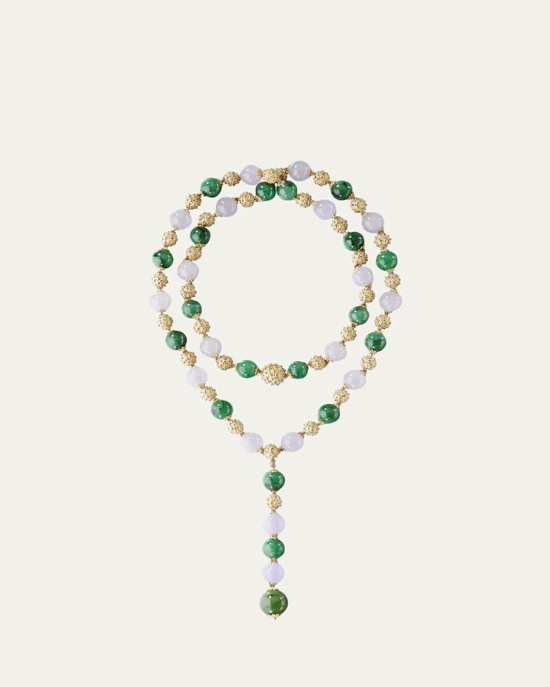 Buccellati One-of-a-Kind Ombelicali 18K Gold and Jade Necklace Cover