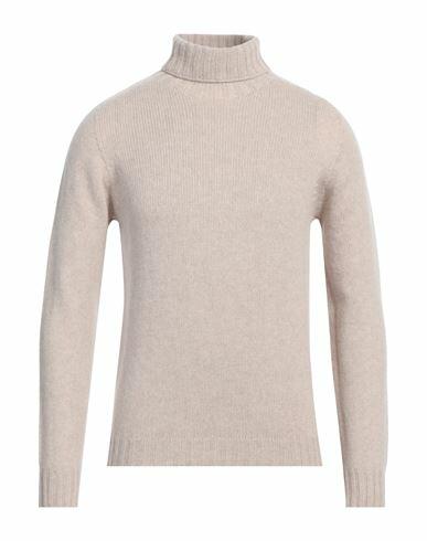 Aragona Man Turtleneck Beige Wool, Cashmere Cover