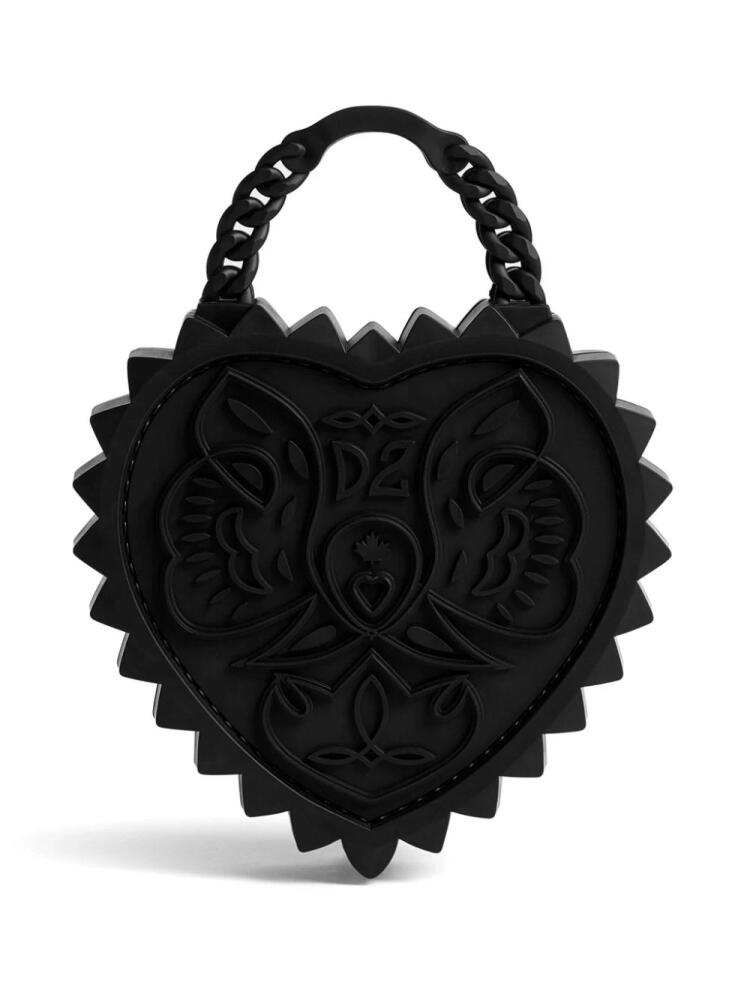 DSQUARED2 Open Your Heart tote bag - Black Cover