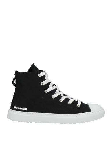 Dsquared2 Woman Sneakers Black Textile fibers Cover