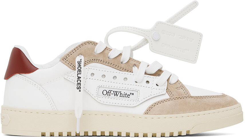 Off-White White & Red 5.0 Sneakers Cover