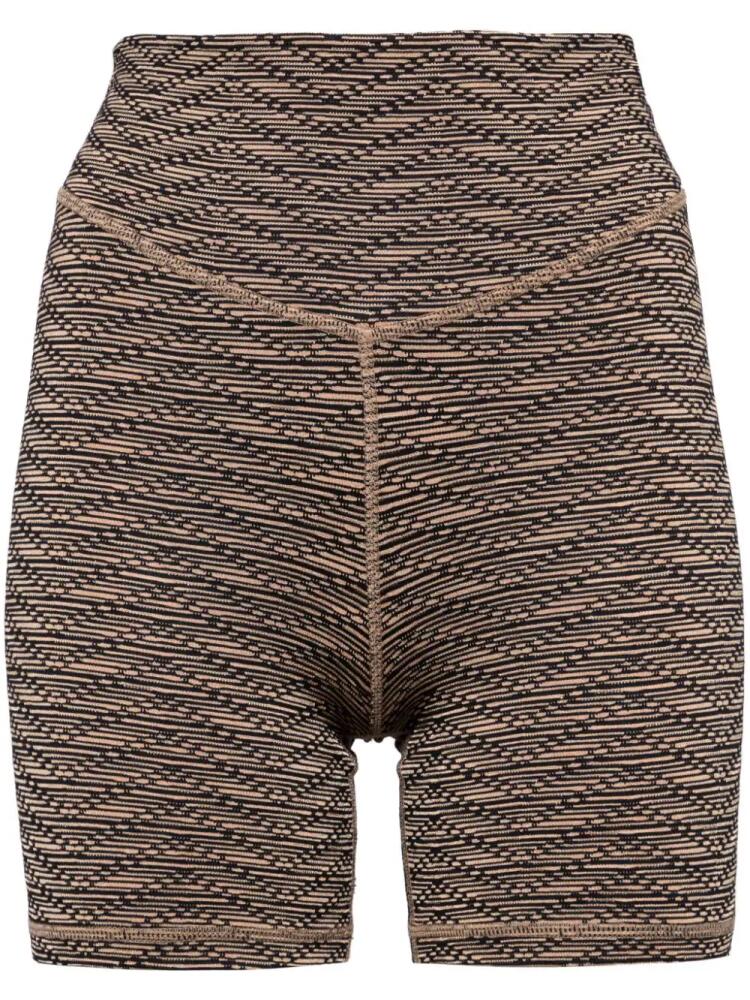 The Upside Libertine cycling shorts - Brown Cover