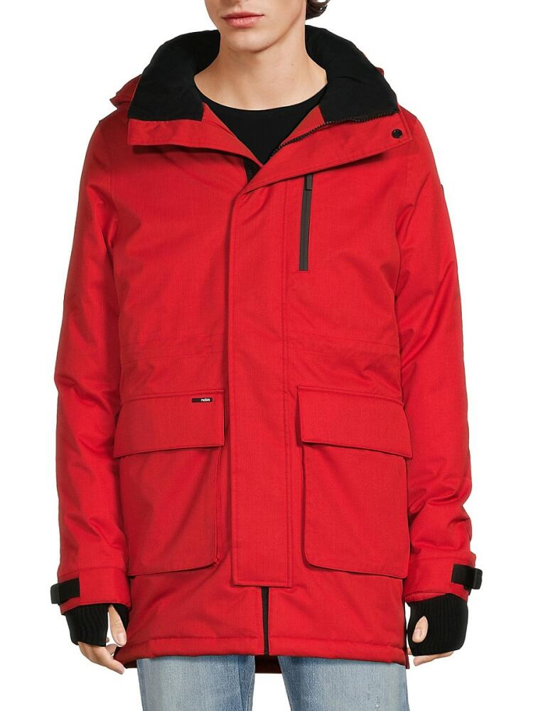 Nobis Men's Hooded Down Parka - Vermillion Cover