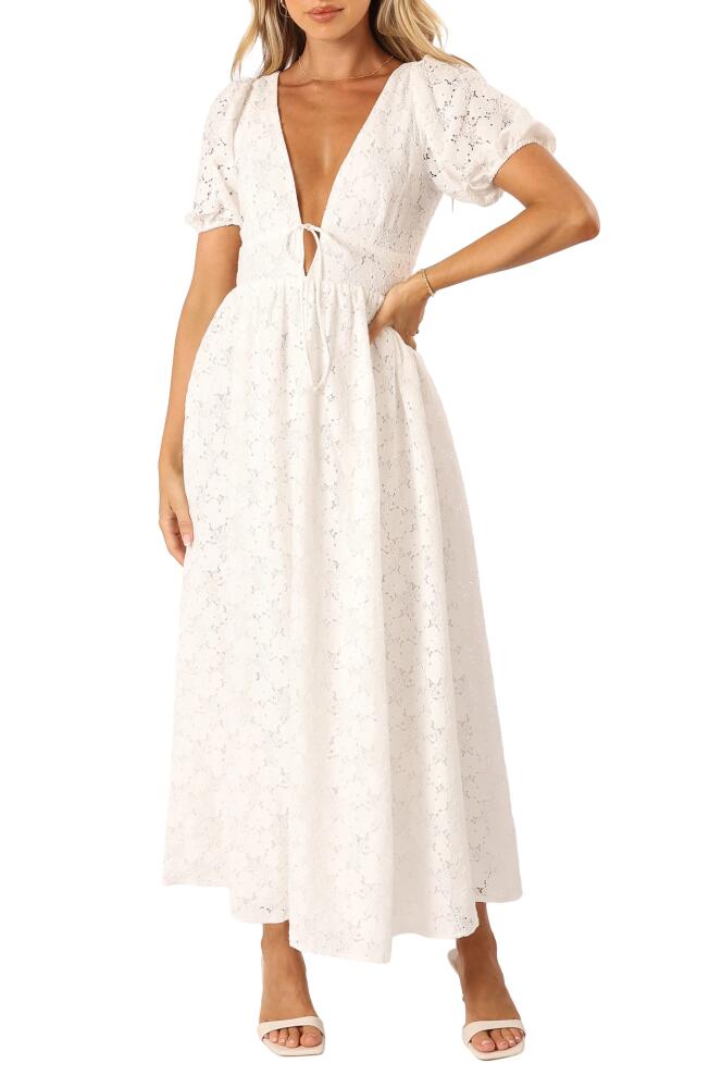 Petal & Pup Ayden Lace A-Line Dress in White Cover