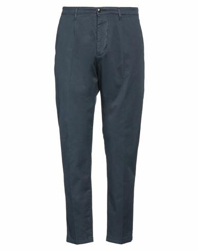 Haikure Man Pants Navy blue Cotton, Elastane Cover