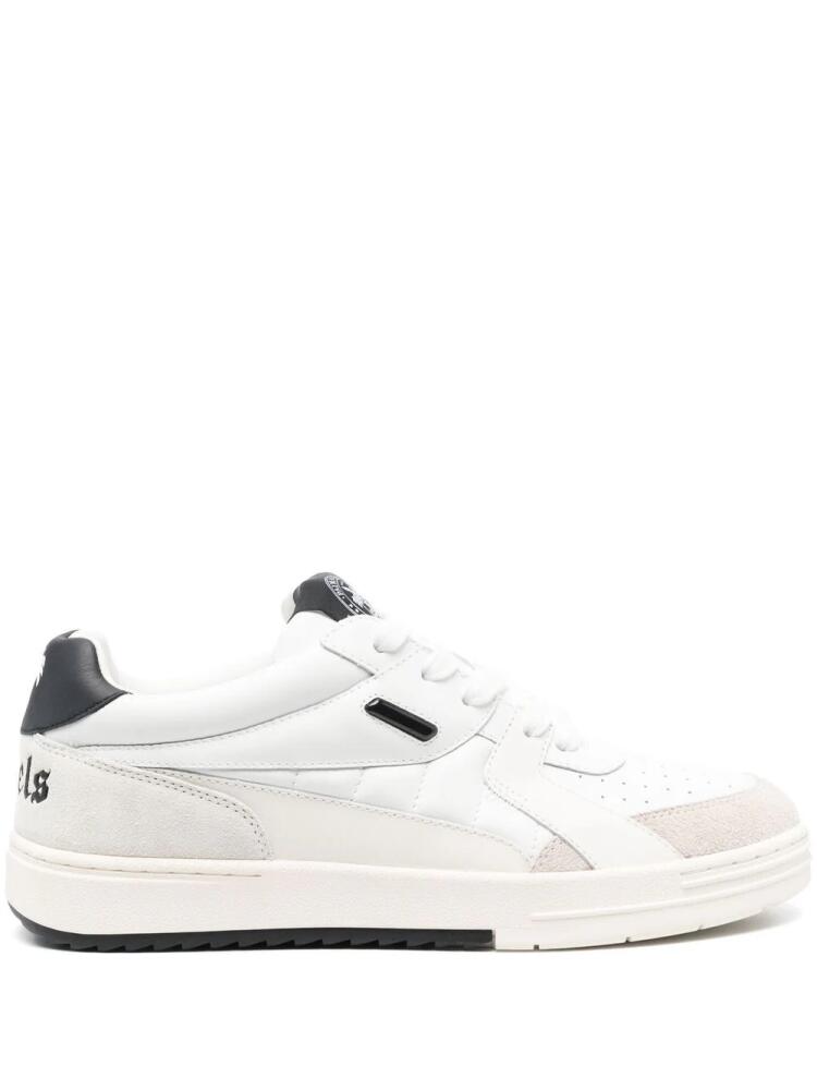 Palm Angels University leather sneakers - White Cover