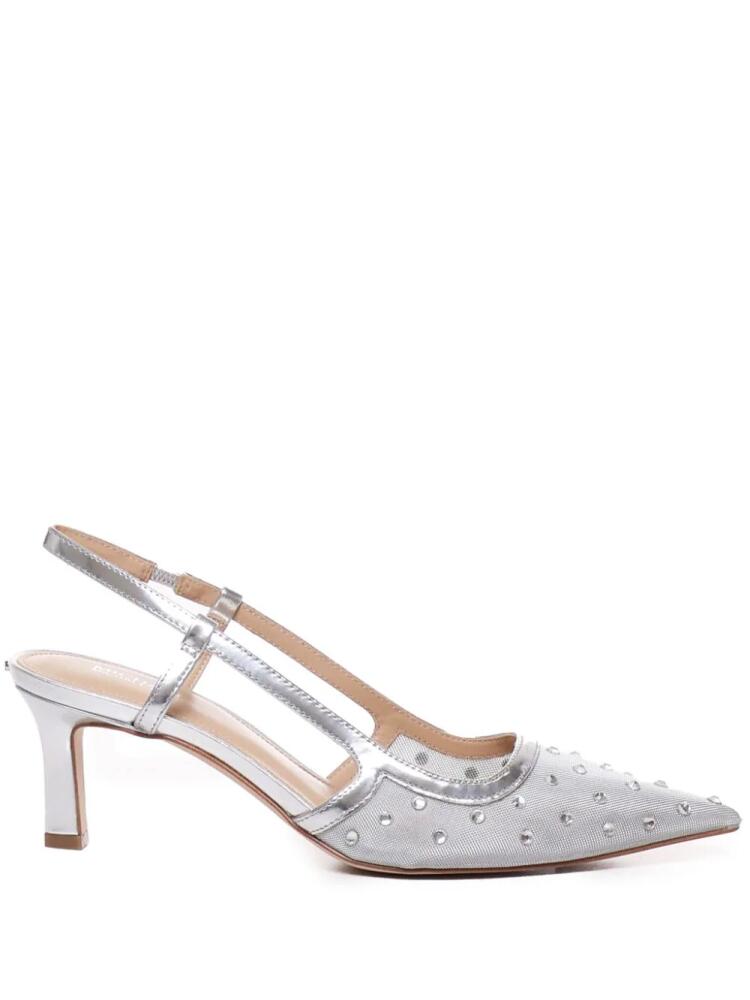 Michael Michael Kors 64mm Alora slingback pumps - Silver Cover