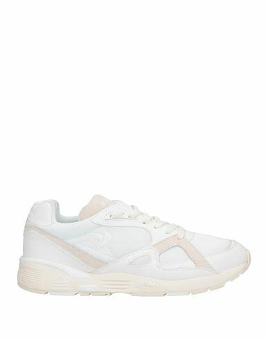 Le Coq Sportif Man Sneakers White Soft Leather, Textile fibers Cover