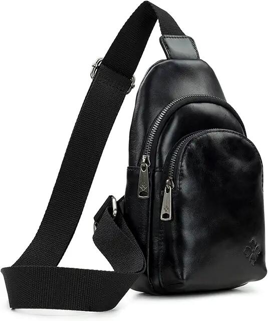 Patricia Nash Louetta Small Sling (Black) Satchel Handbags Cover