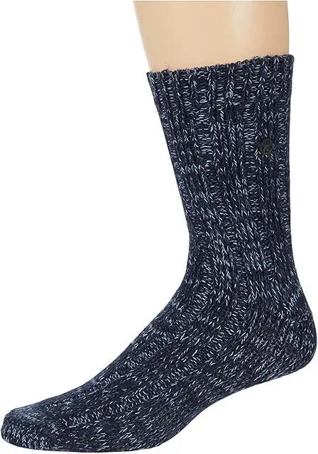 Birkenstock Cotton Twist Socks (Blue) Crew Cut Socks Shoes Cover