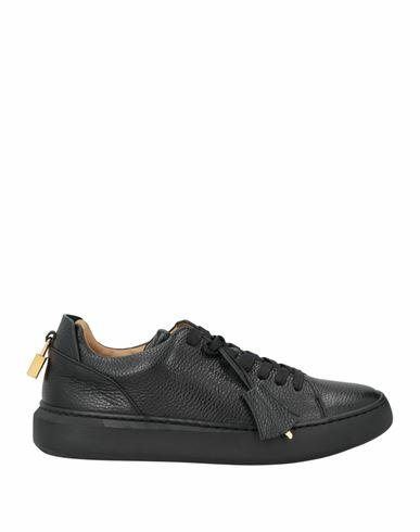 Buscemi Man Sneakers Black Leather Cover