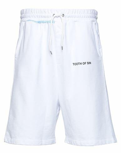 Ihs Man Shorts & Bermuda Shorts White Cotton Cover