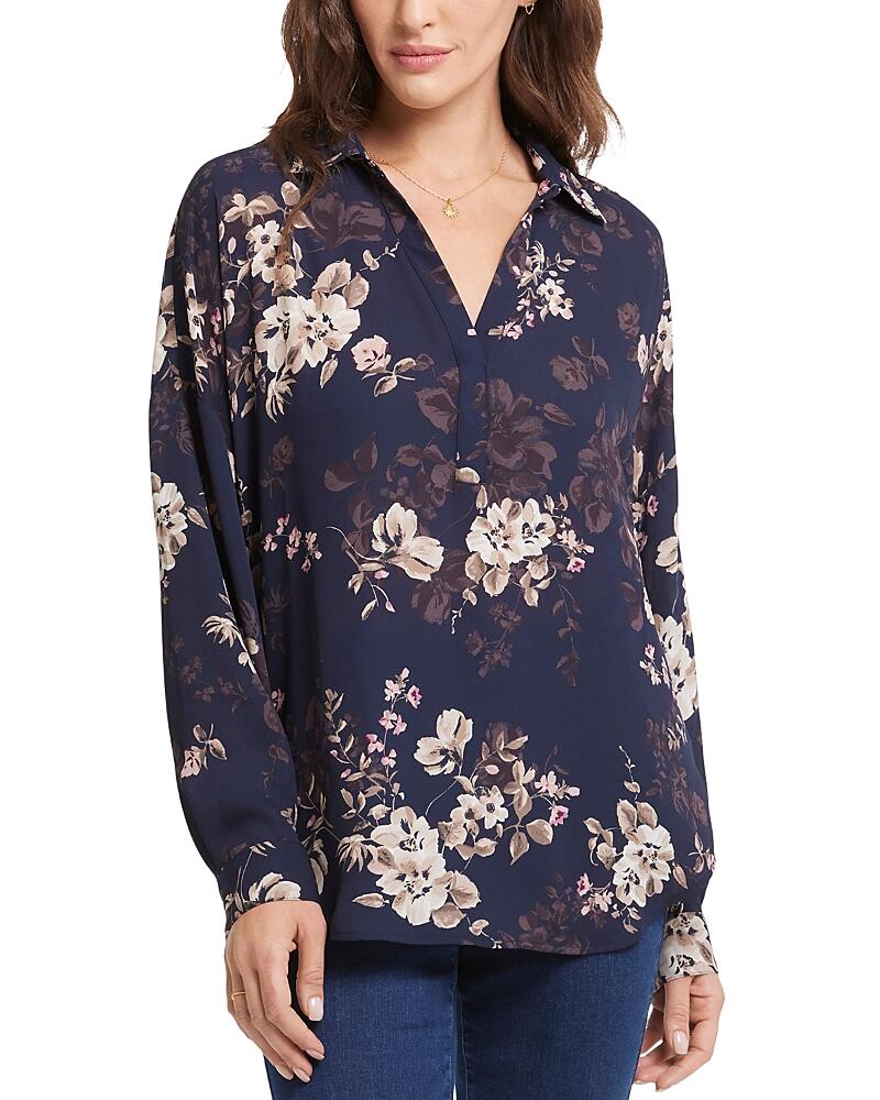 Nydj Becky Dot Print Blouse Cover