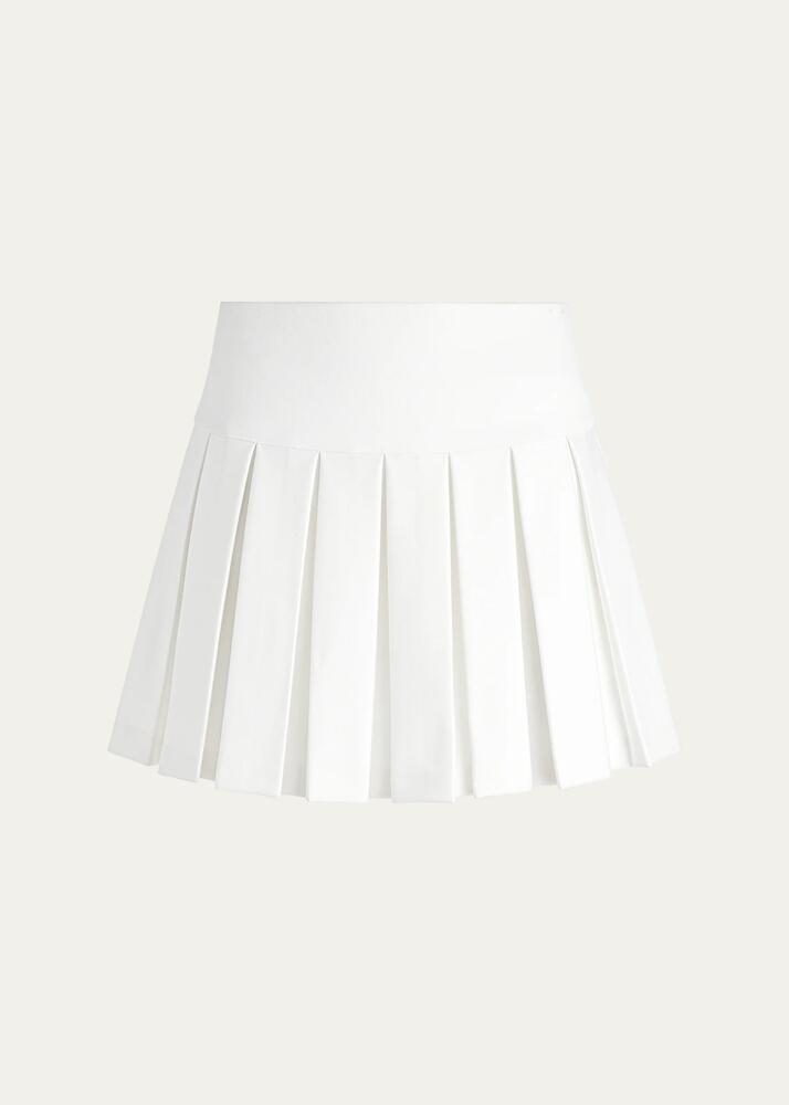 Alice + Olivia Emilie Box Pleated Mini Skirt Cover