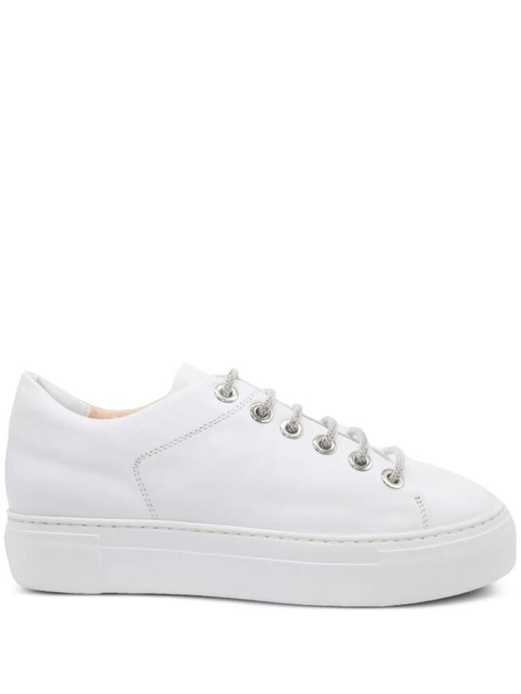 AGL Crystal leather sneakers - White Cover