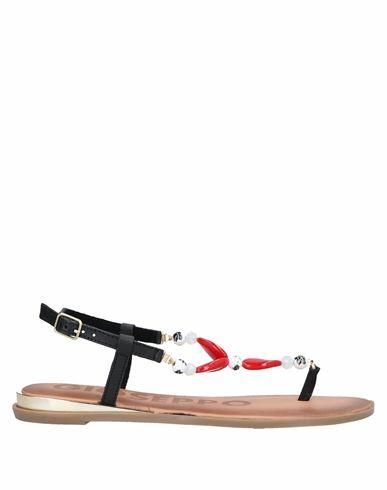 Gioseppo Woman Thong sandal Red Soft Leather Cover