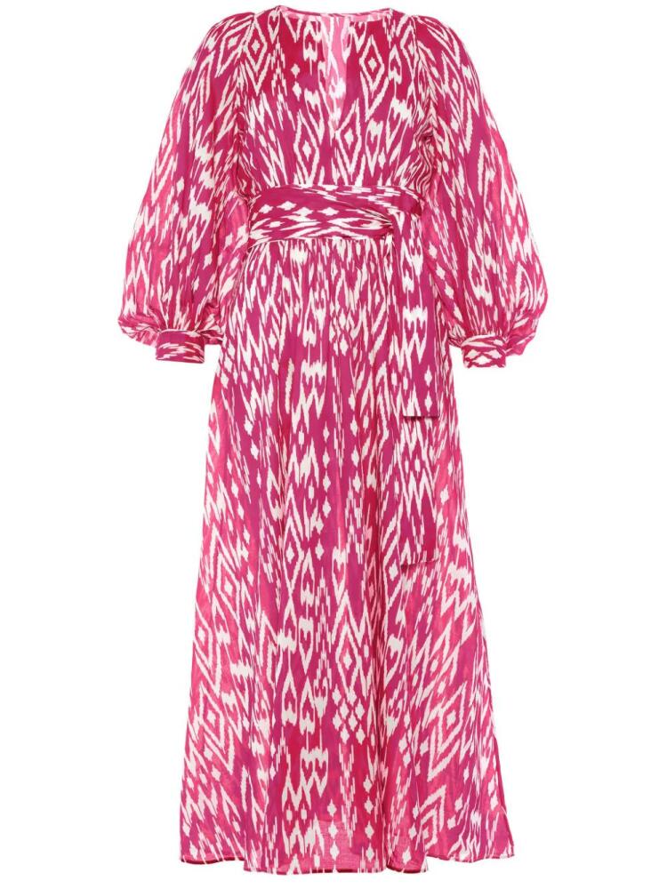 ERES Tornado cotton beach dress - Pink Cover