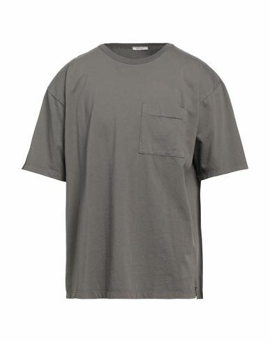 Officina 36 Man T-shirt Dove grey Cotton Cover