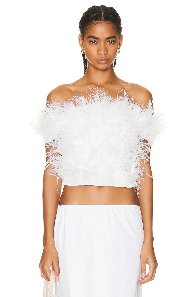 Cult Gaia Sosha Top in White Cover