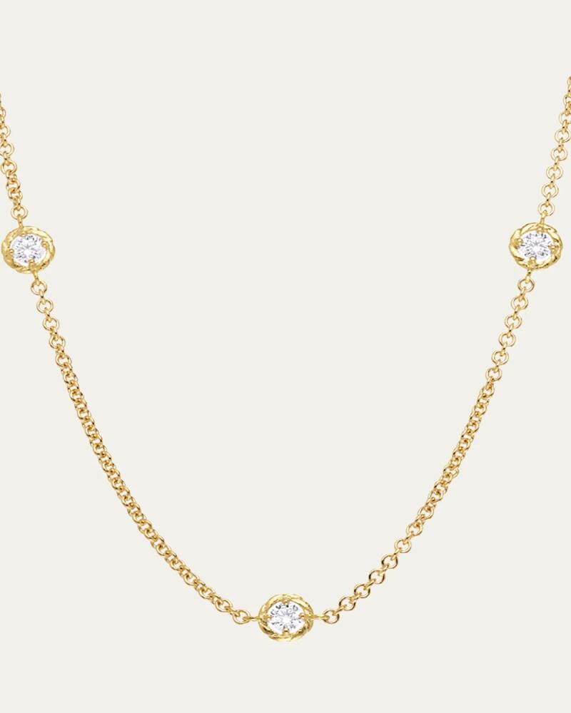 Paul Morelli Yellow Gold Chain Necklace With Diamonds Cover