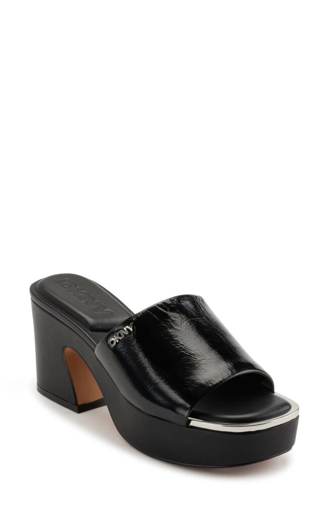 DKNY Desirae Platform Sandal in Black Cover