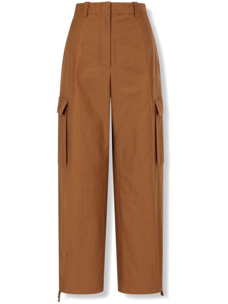 STUDIO TOMBOY straight-leg cargo trousers - Brown Cover