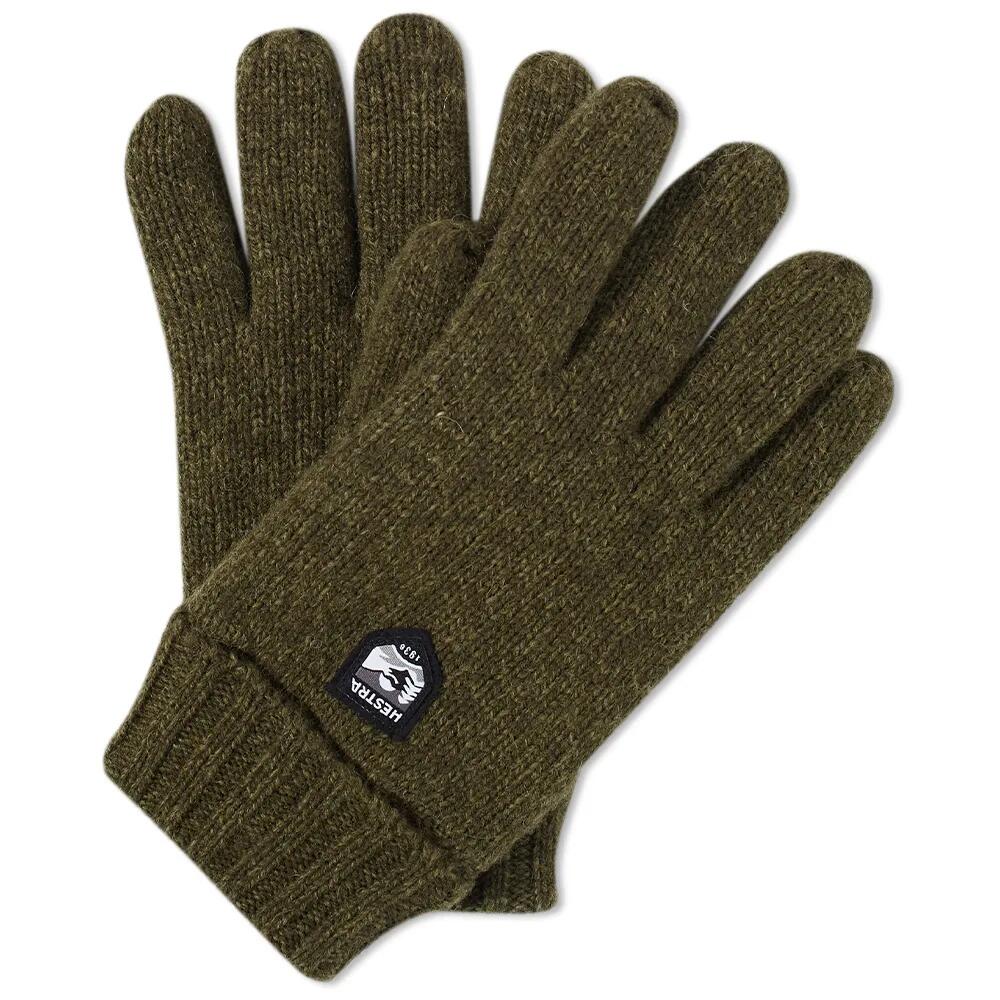 Hestra Men's Basic Wool Glove in Olive Cover