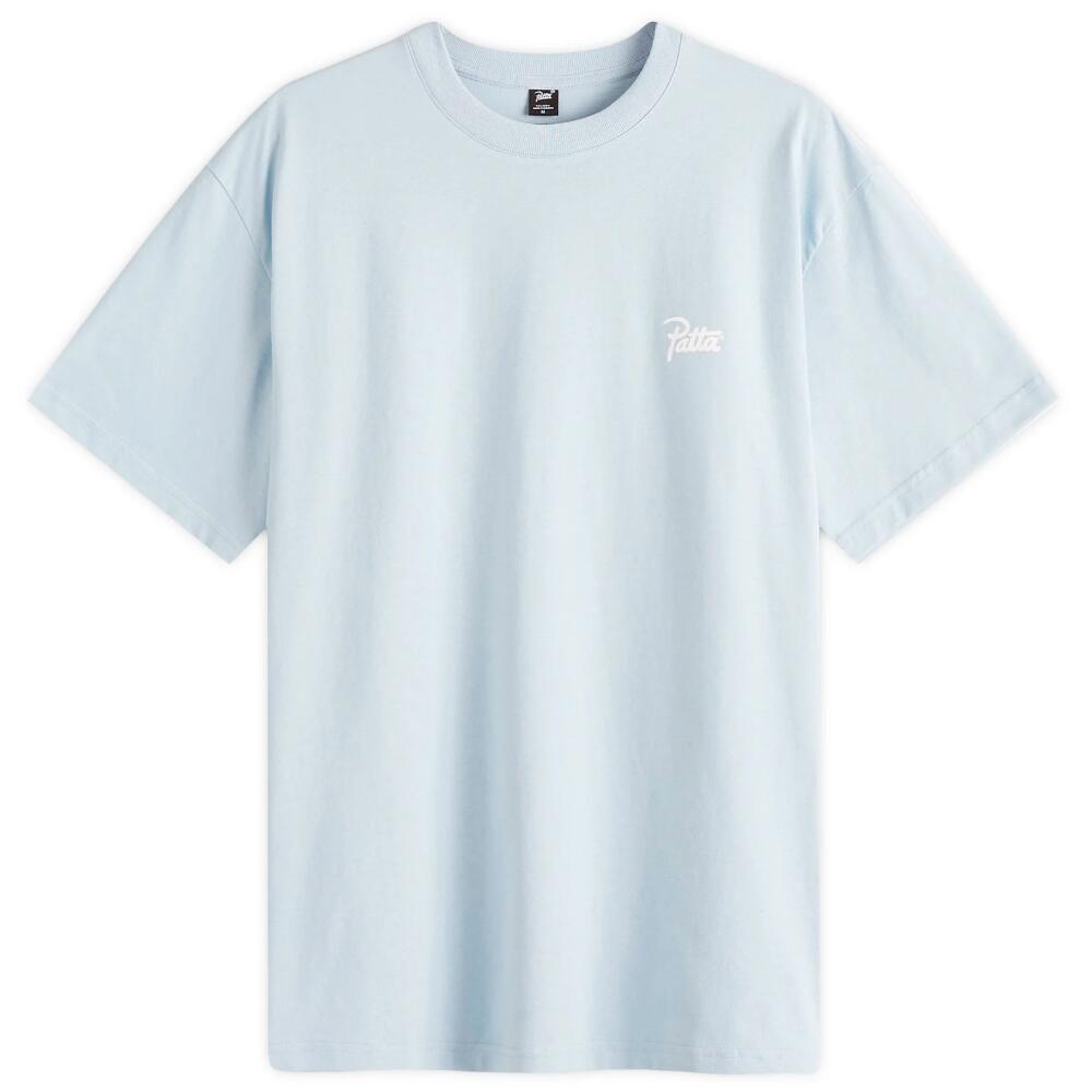 Patta Men's Xerox Peace T-Shirt in Dusty Blue Cover