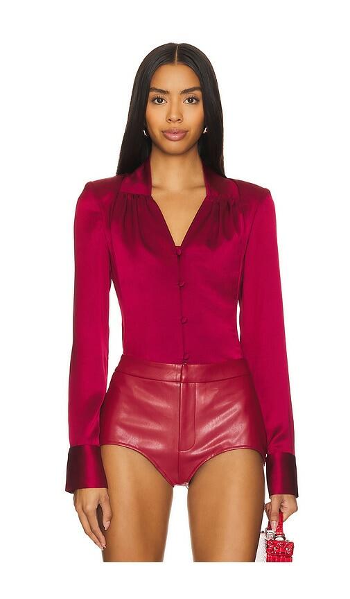 Kim Shui Silk Blouse in Red Cover