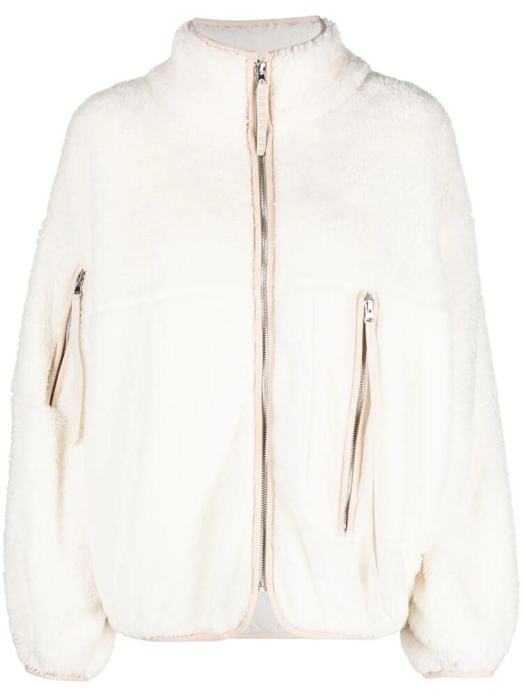 UGG Marlene zip-up sherpa jacket - Neutrals Cover